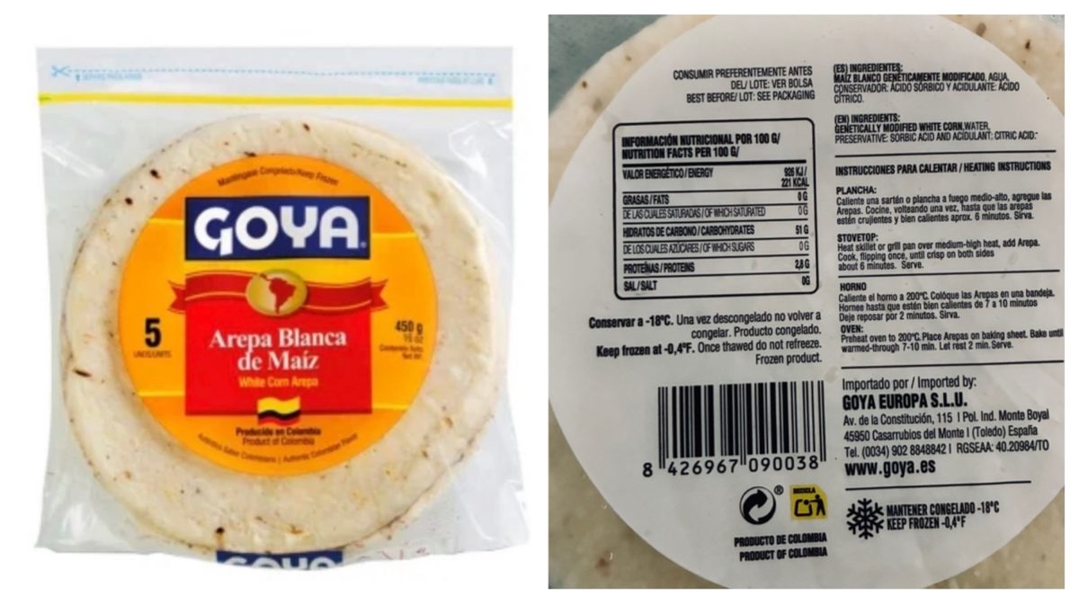 Arepas de maíz
