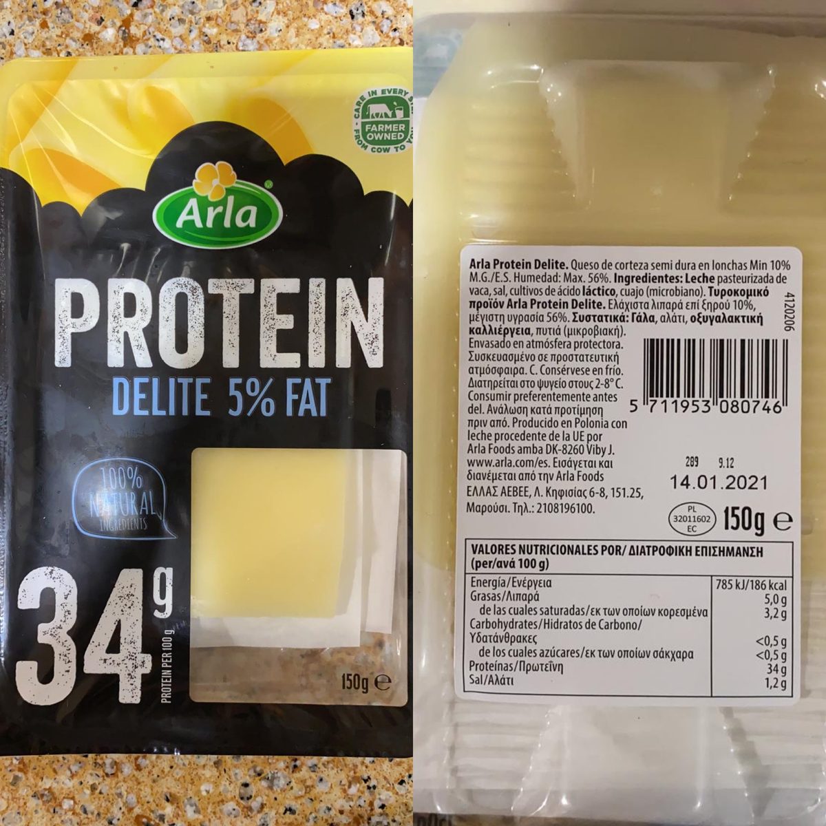 Queso Arla Protein